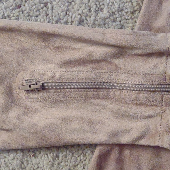 Suede high heel thigh high boots half tie up back - Picture 4 of 6